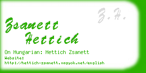 zsanett hettich business card